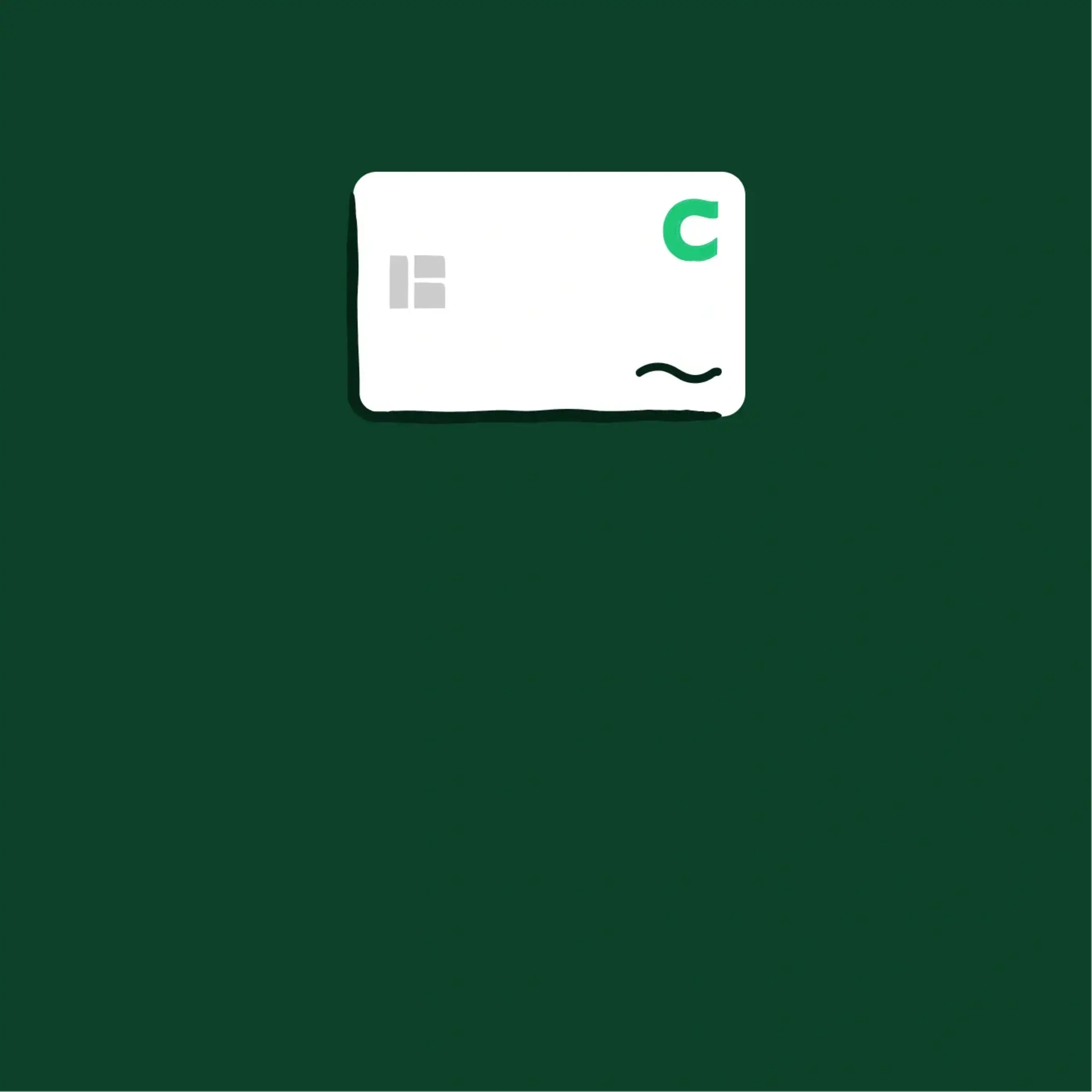 Illustration of a Chime card.