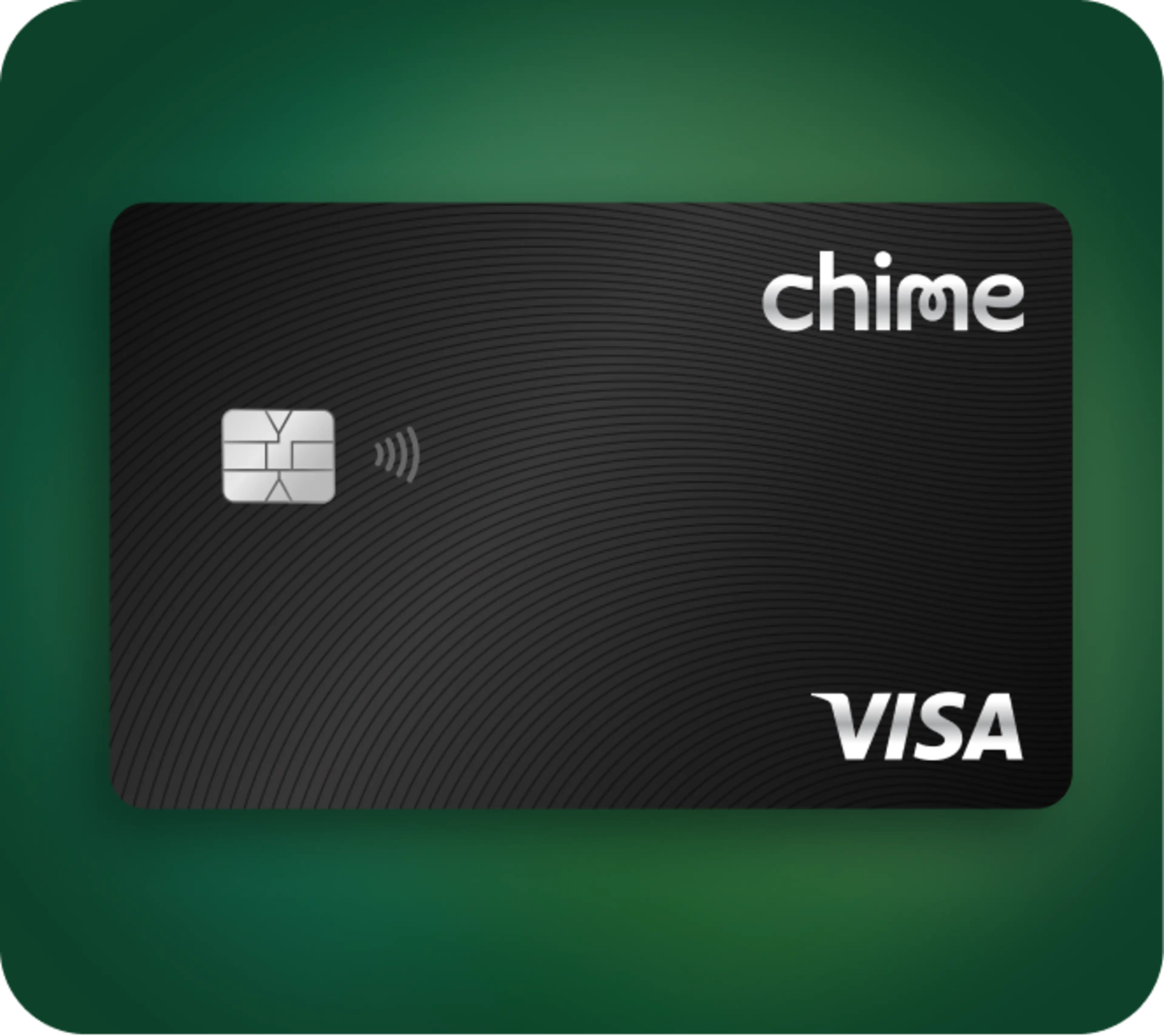 A black Visa Chime Card.