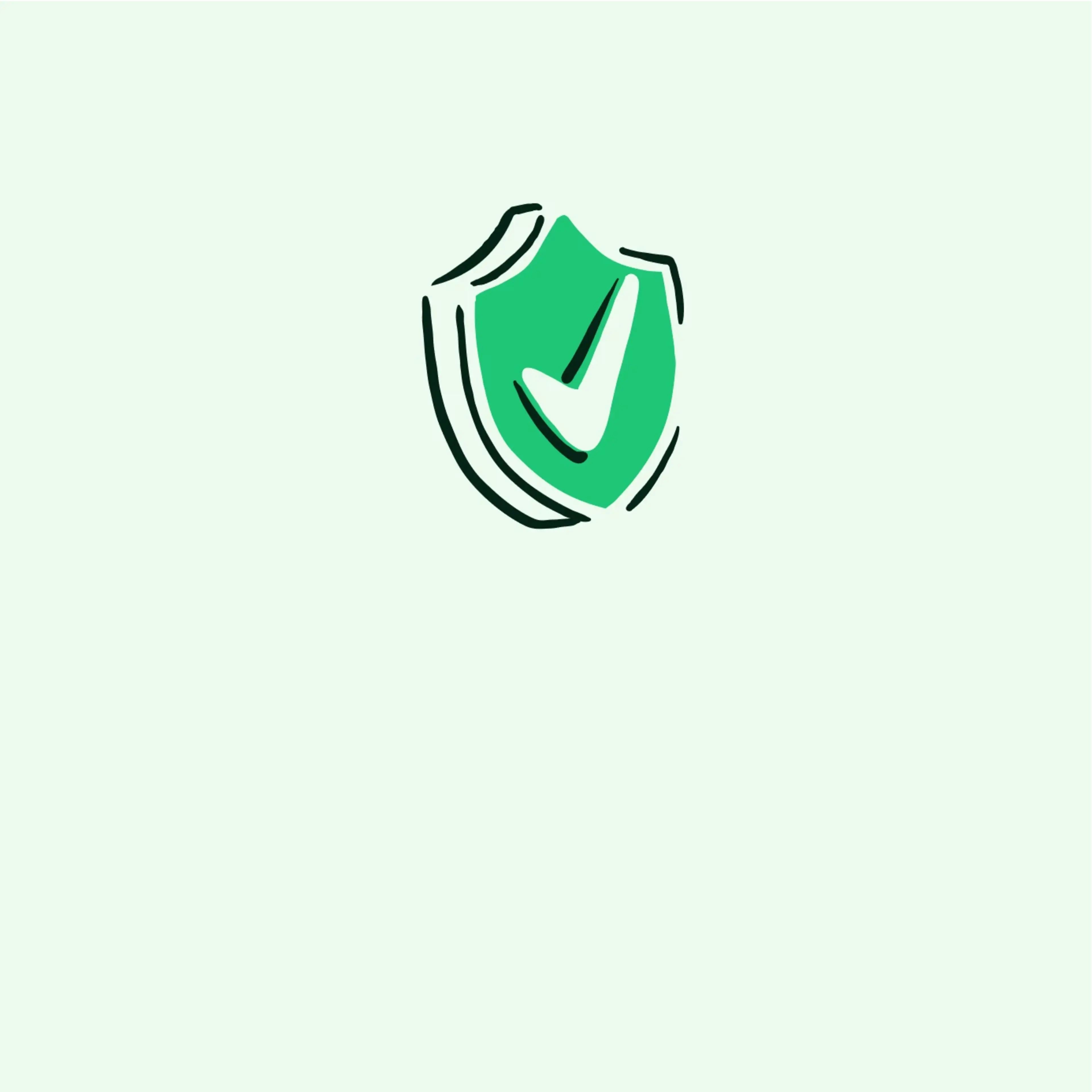 Illustration of a green shied with check mark for FDIC insured.