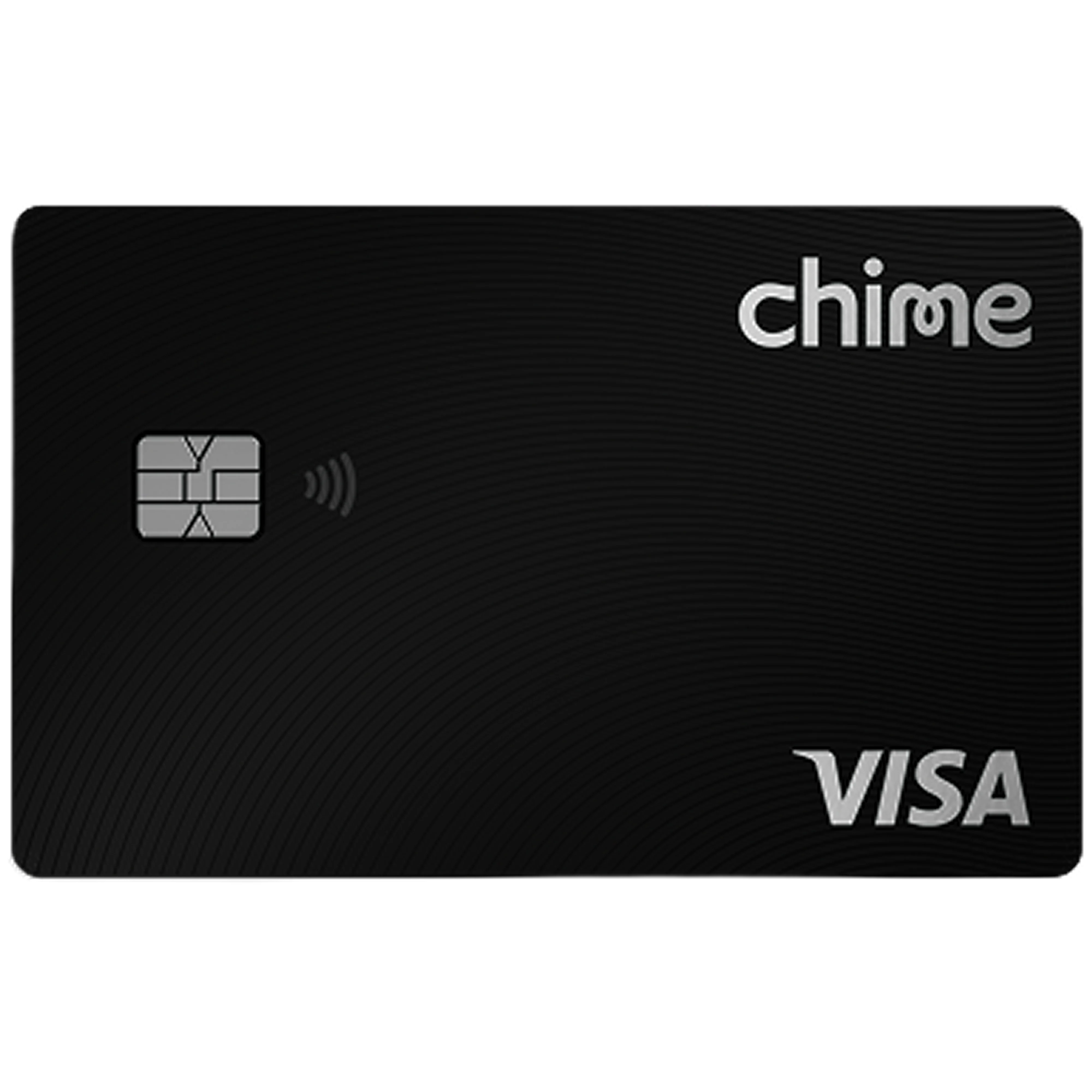 A black Visa Chime Card.