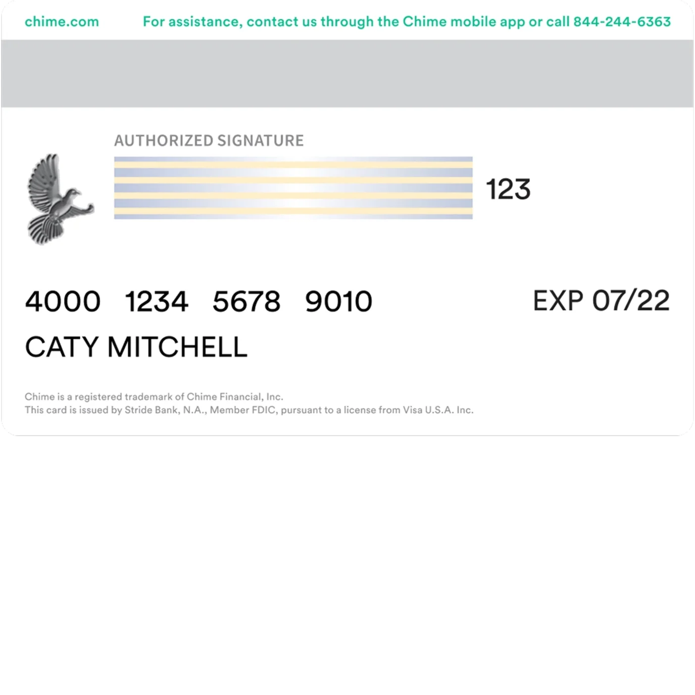 Caty Mitchell Chime Card