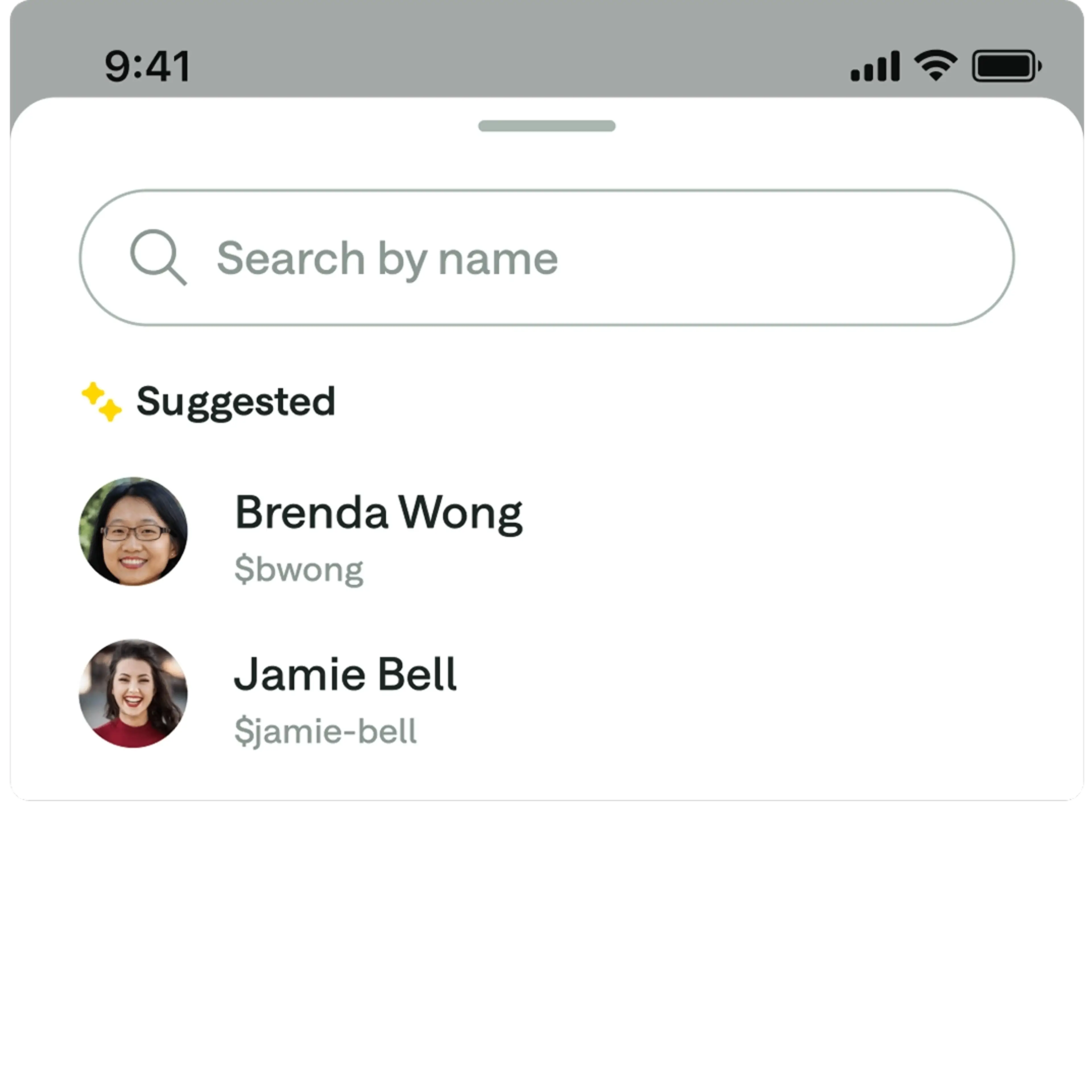 Chime app screen suggesting users to pay.