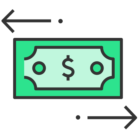 A dollar bill.