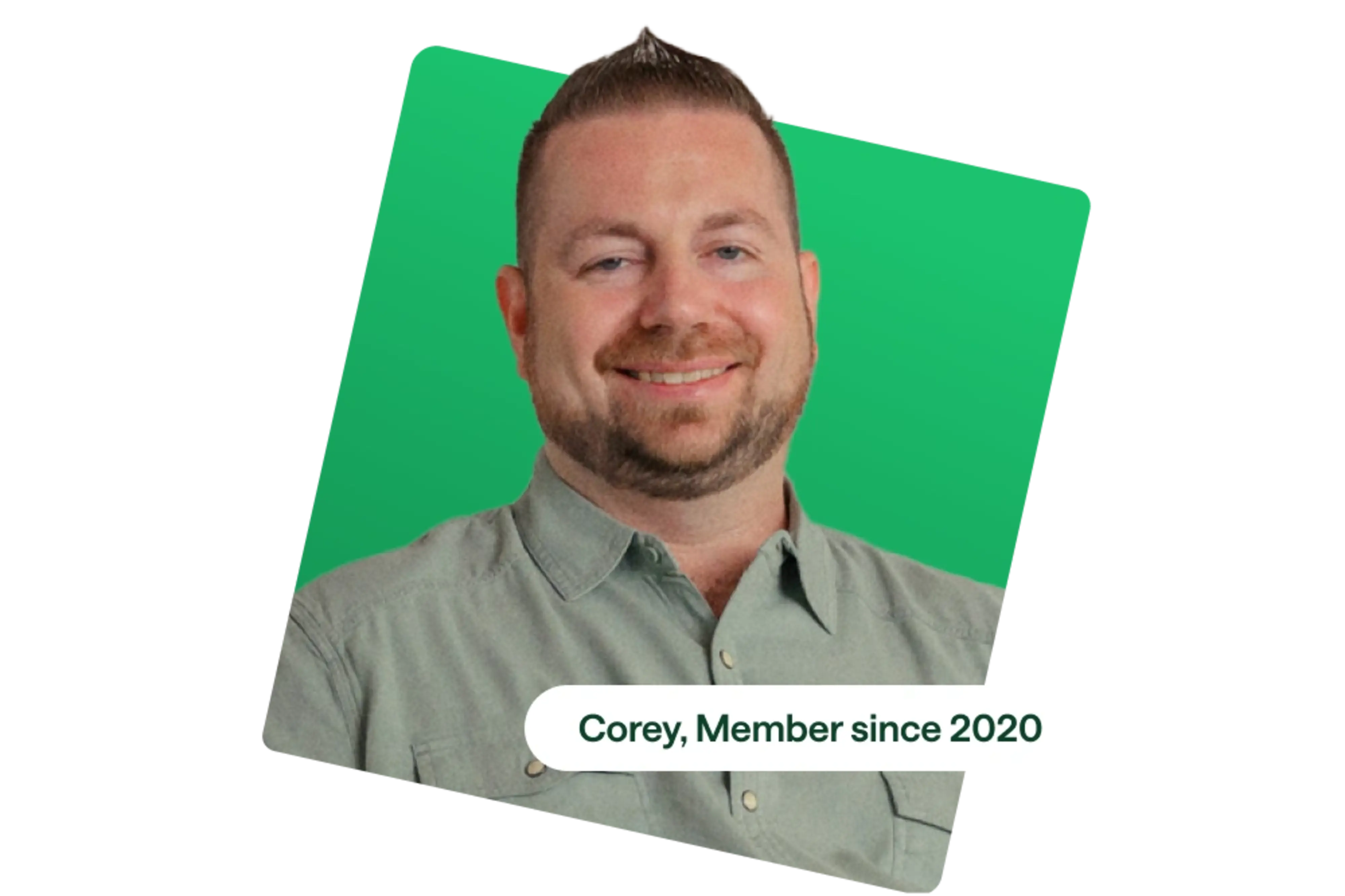 Corey, member since 2020.