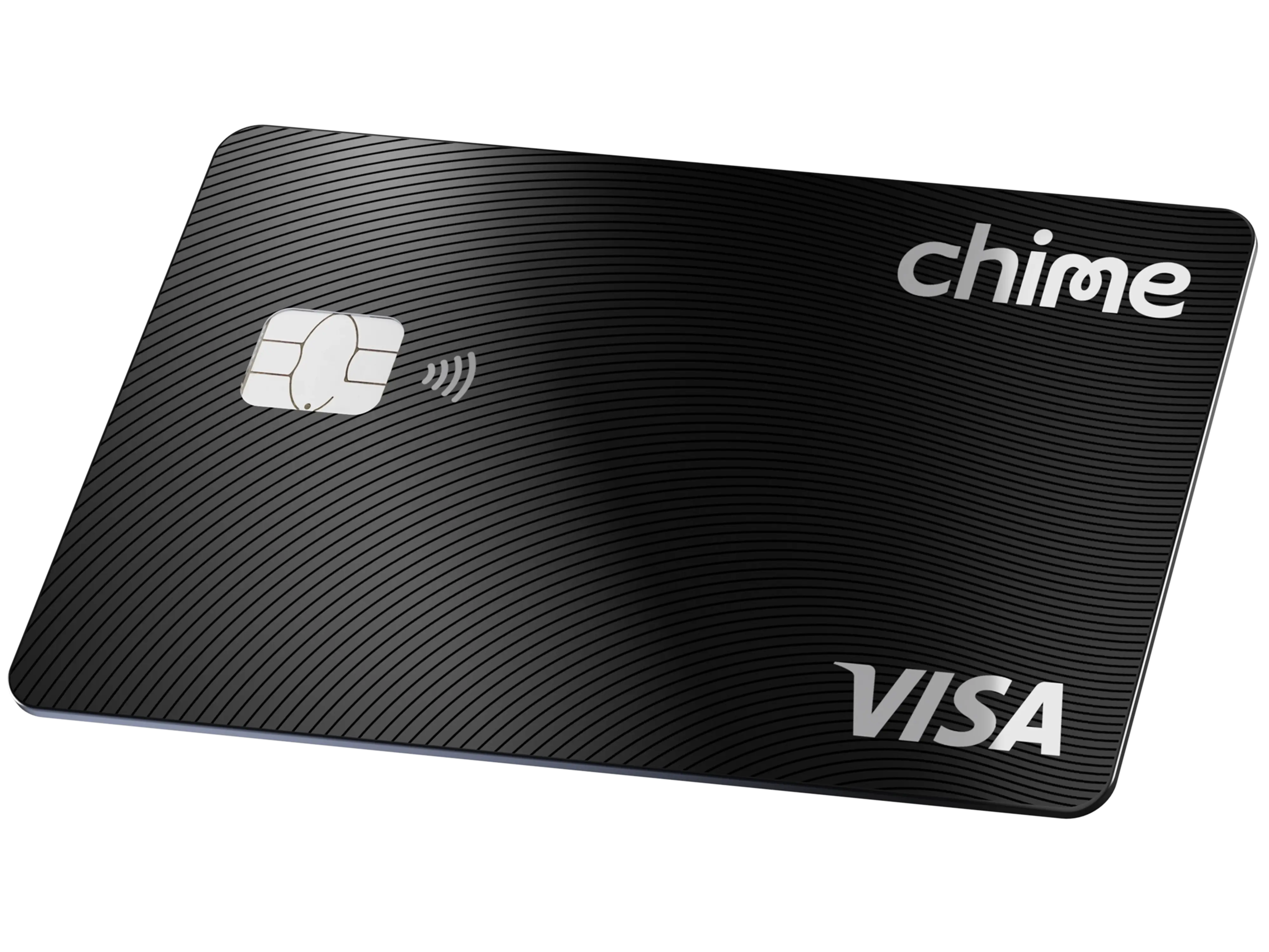 Black color Secured Chime Visa® Credit Card