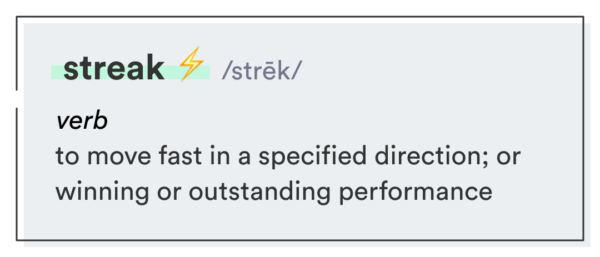 streak definition