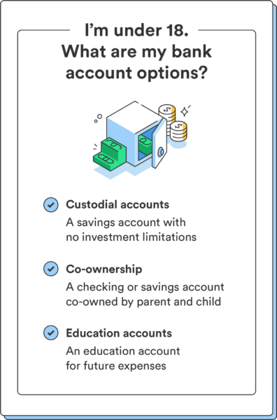 Bank accounts for minors deals