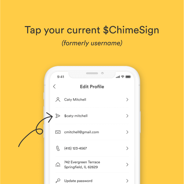 How to change your $ChimeSign 3