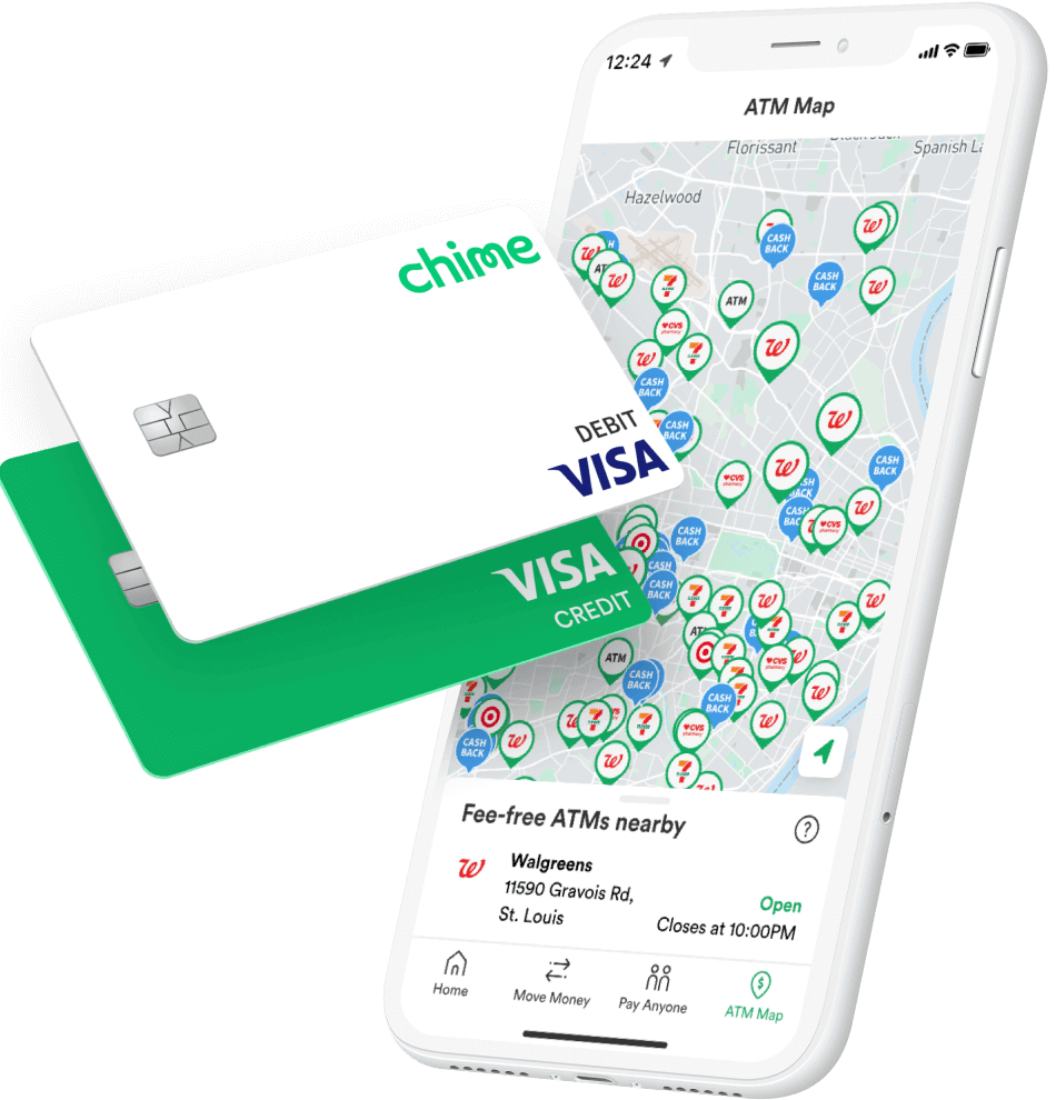 find a Chime atm near me in the app to get cash