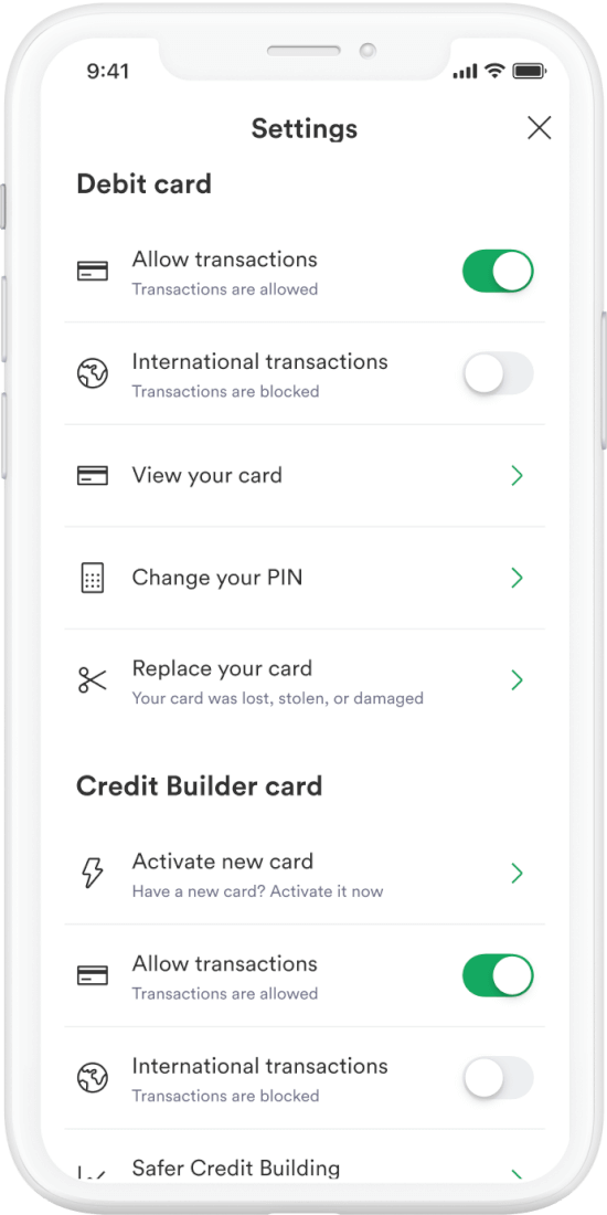 get transaction alerts within the Chime app