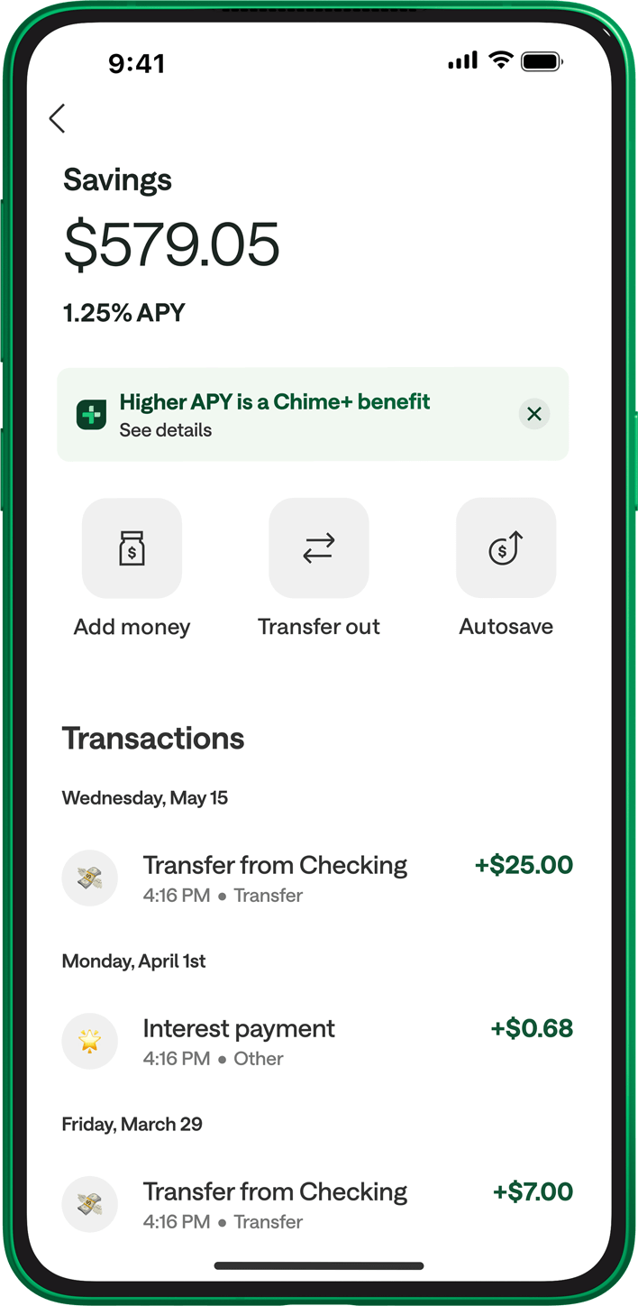 Savings Transactions